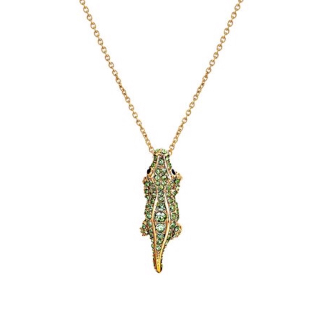 Kate Spade Swamped Alligator Necklace🐊 - Picture 1 of 5